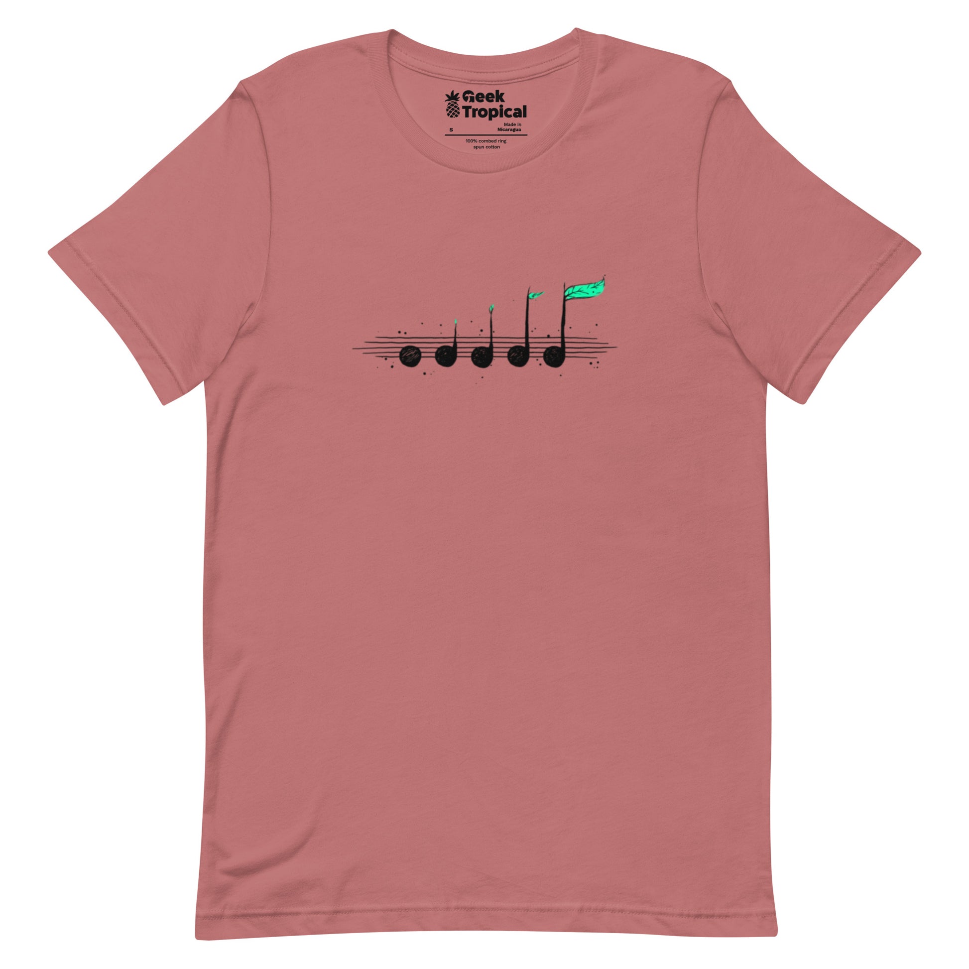 Biosphere Music Notes T-Shirt Geek Nerd Design by Tobe Fonseca FLOW DESC WRITING music print