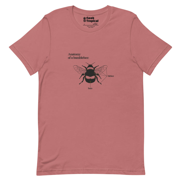 Bumblebee Anatomy T-Shirt Geek Nerd Animal Patterns Design by Tobe Fonseca FLOW DESC WRITING