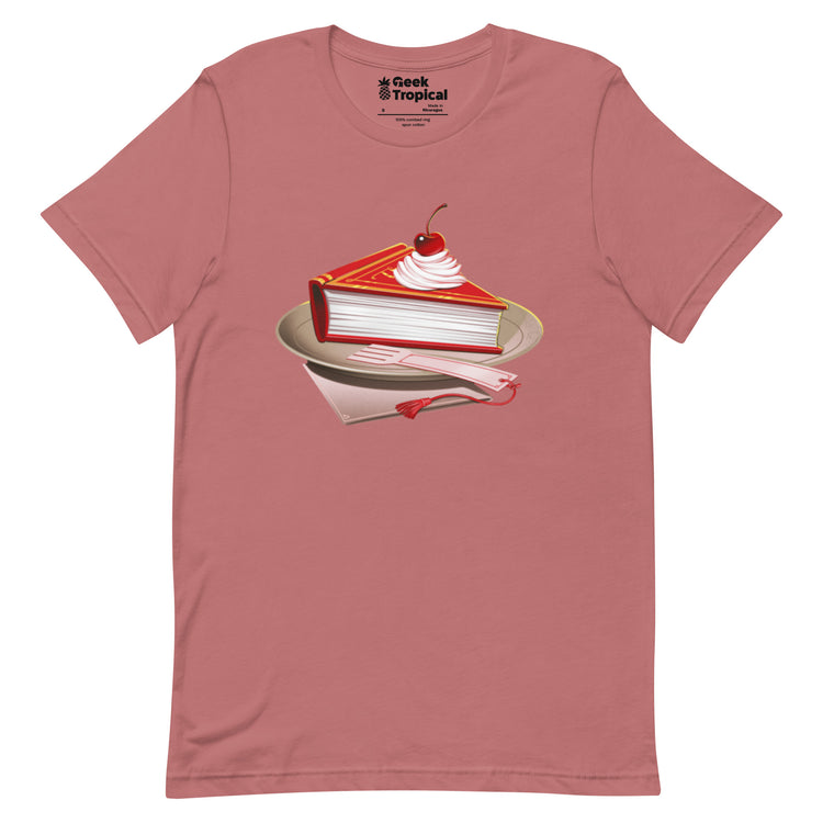 Pie Book T-Shirt Geek Nerd