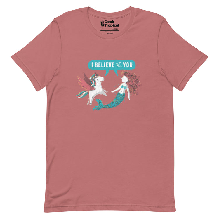 I Believe In You T-Shirt Geek Nerd