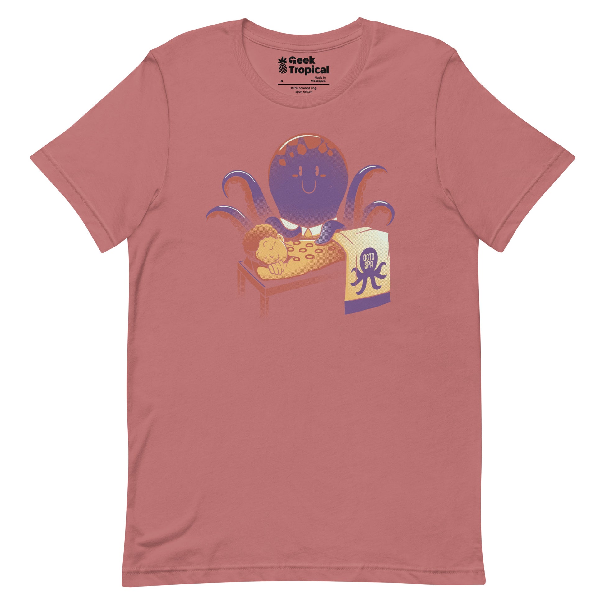Cupping Therapy Octopus Massage T-Shirt Geek Nerd Advertise to Meta Animal Patterns Design by Tobe Fonseca