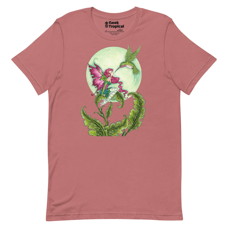 Amy Brown Flirting T-Shirt Geek Nerd Advertise to Meta Animal Patterns Design by Amy Brown