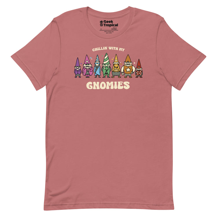 Chillin With My Gnomies T-Shirt Geek Nerd Advertise to Meta Christmas Print Design by Tobe Fonseca