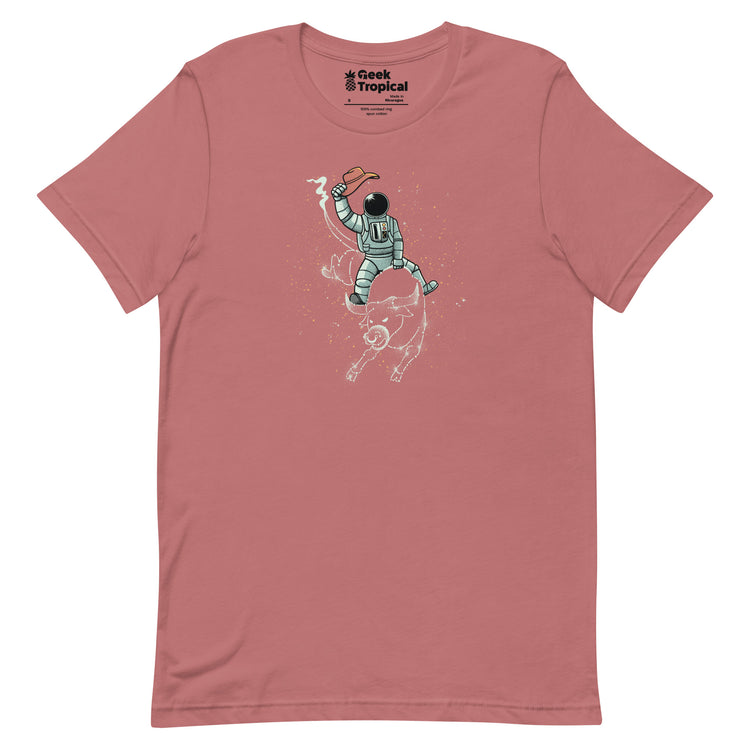 Astronaut Space Cowboy T-Shirt Geek Nerd Advertise to Meta Design by Tobe Fonseca outer space & astronaut print