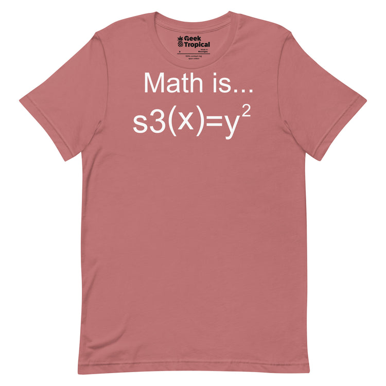 Math is Sexy T-Shirt Geek Nerd Advertise to Meta FLOW DESC WRITING Funny Prints