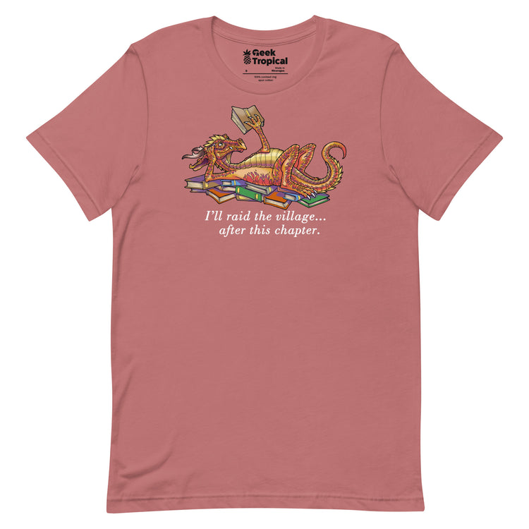Another Chapter Dragon T-Shirt Geek Nerd Advertise to Meta Book Prints Fantasy Prints