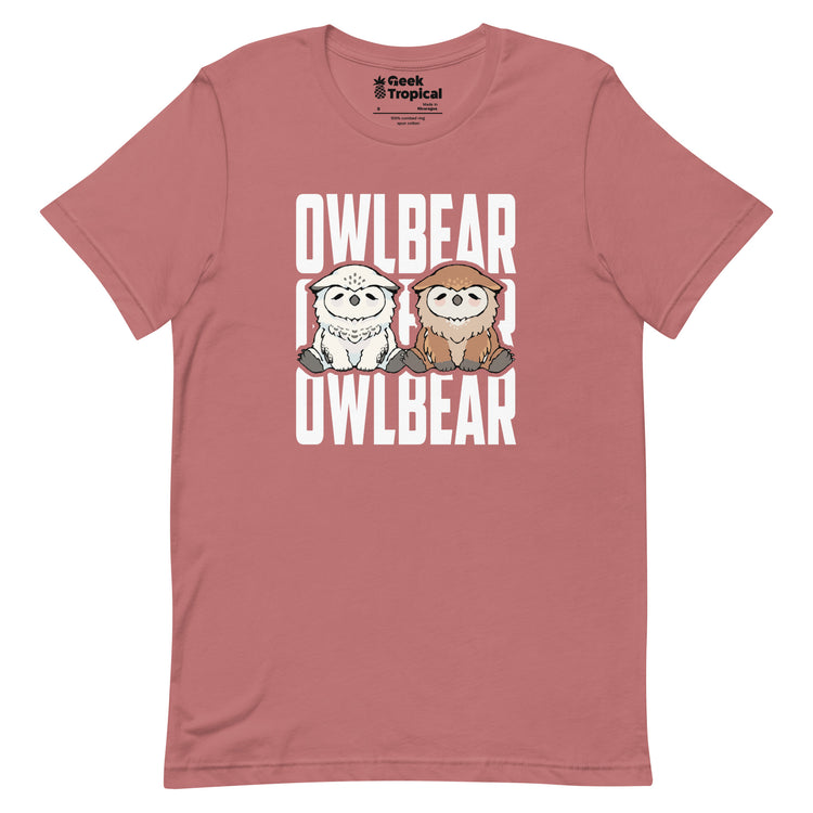 Dnd Owlbears T-Shirt Geek Nerd Advertise to Meta Animal Patterns Design by Ardi Tong