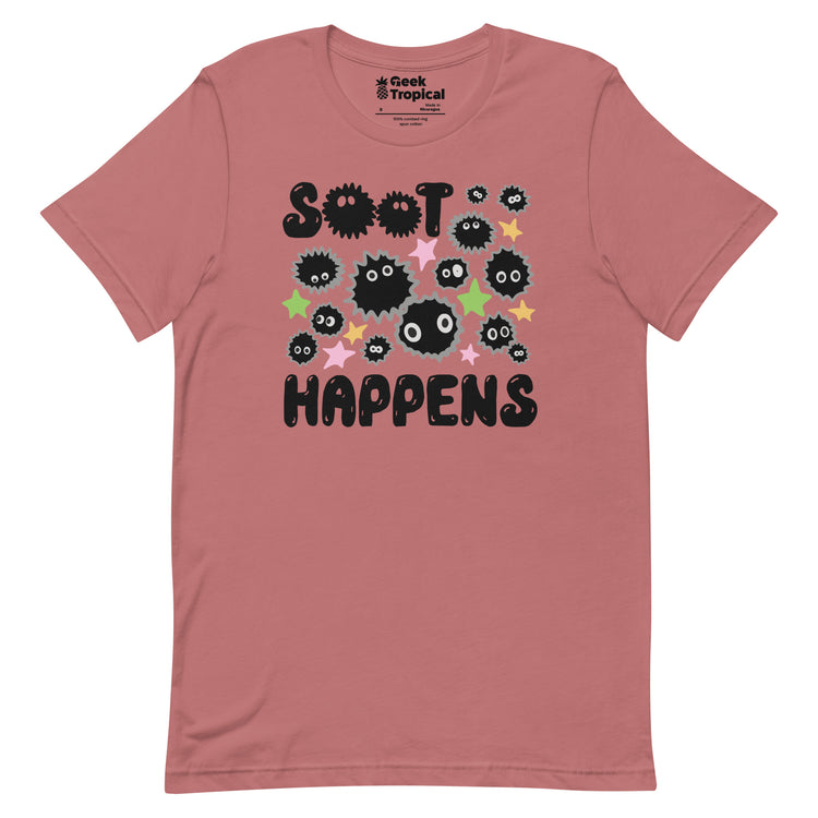 Soot Happens Sootsprites Anime T-Shirt Geek Nerd Advertise to Meta Anime Design by Heather Davenport