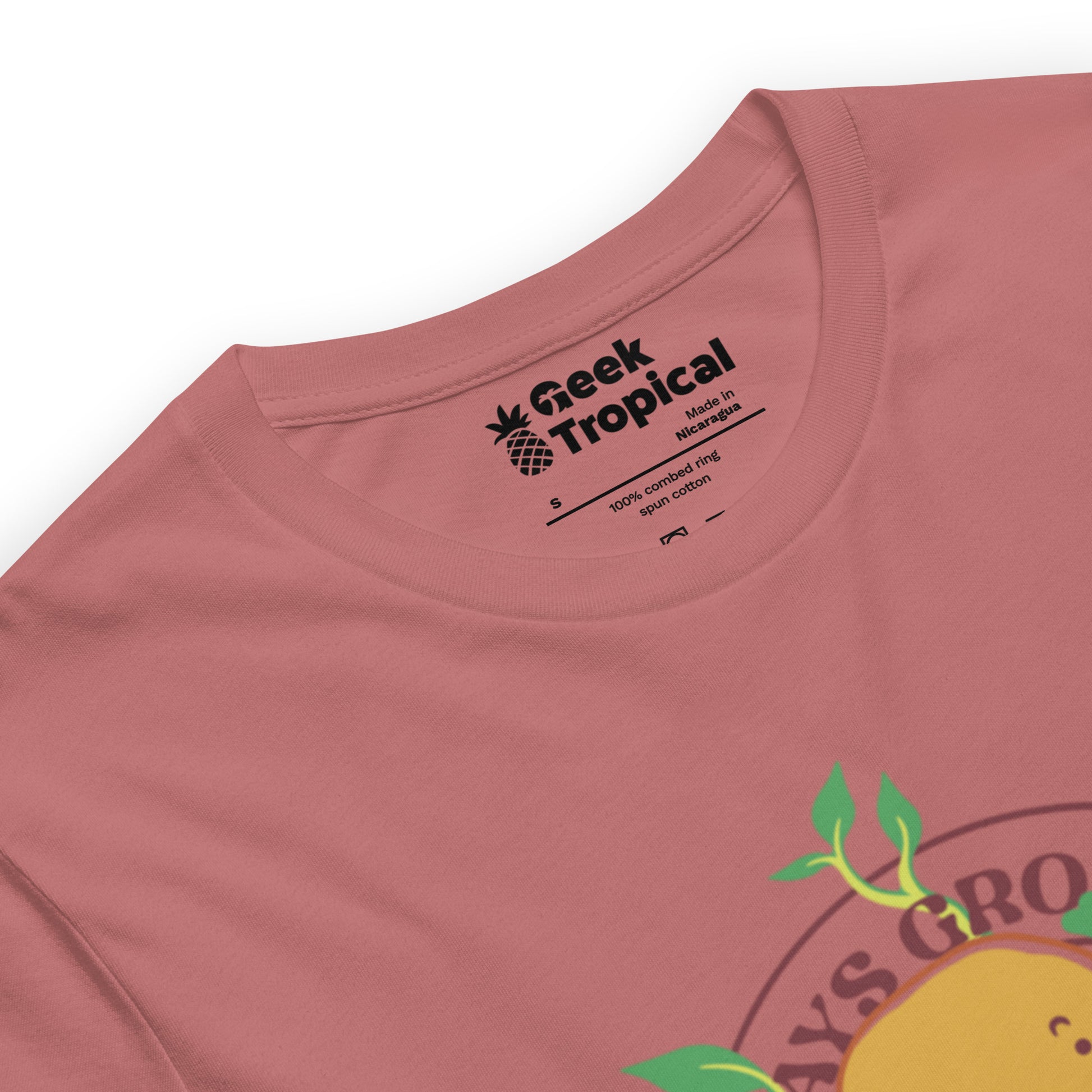 Always Growing Just Like a Potato T-Shirt Geek Nerd Botany Print Design by Tobe Fonseca Funny Prints