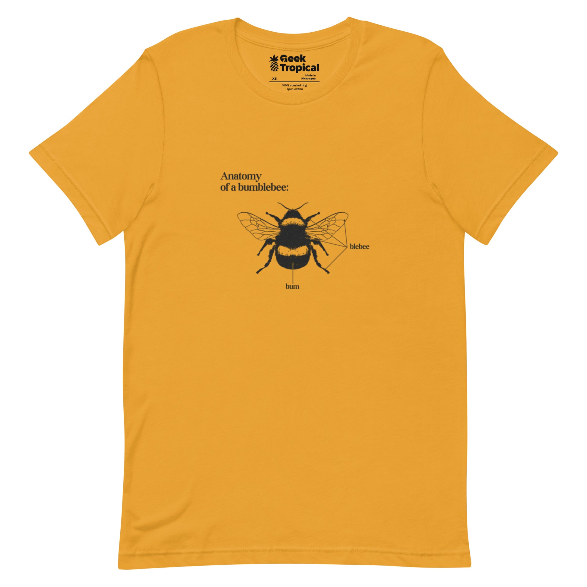 Bumblebee Anatomy T-Shirt Geek Nerd Animal Patterns Design by Tobe Fonseca FLOW DESC WRITING