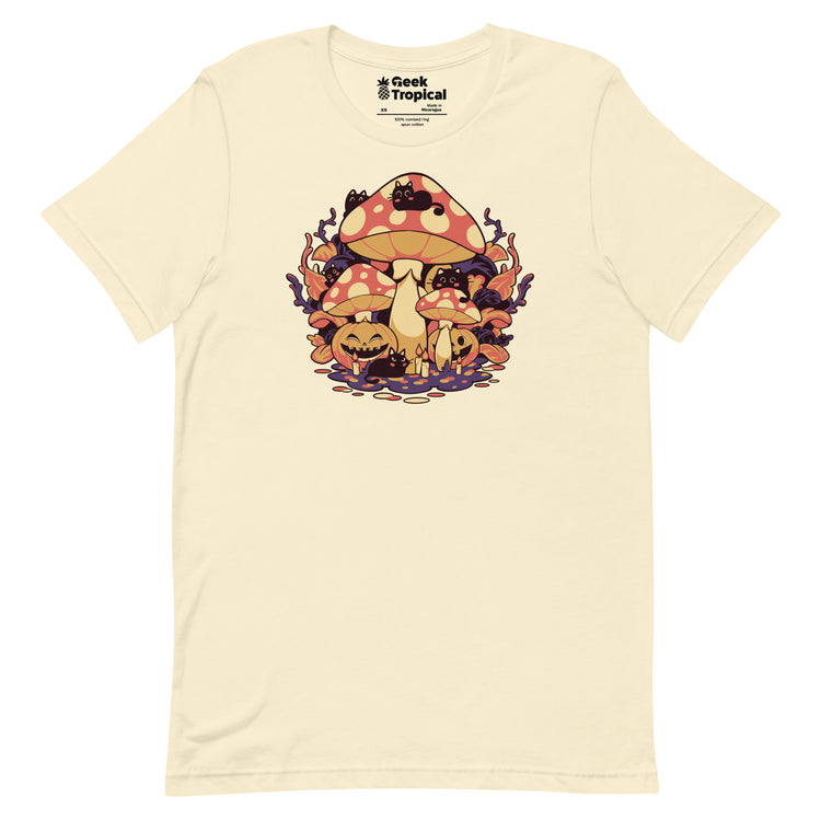 Cogumiaus Halloween Cats T-Shirt Geek Nerd Advertise to Meta Animal Patterns Design by Tobe Fonseca
