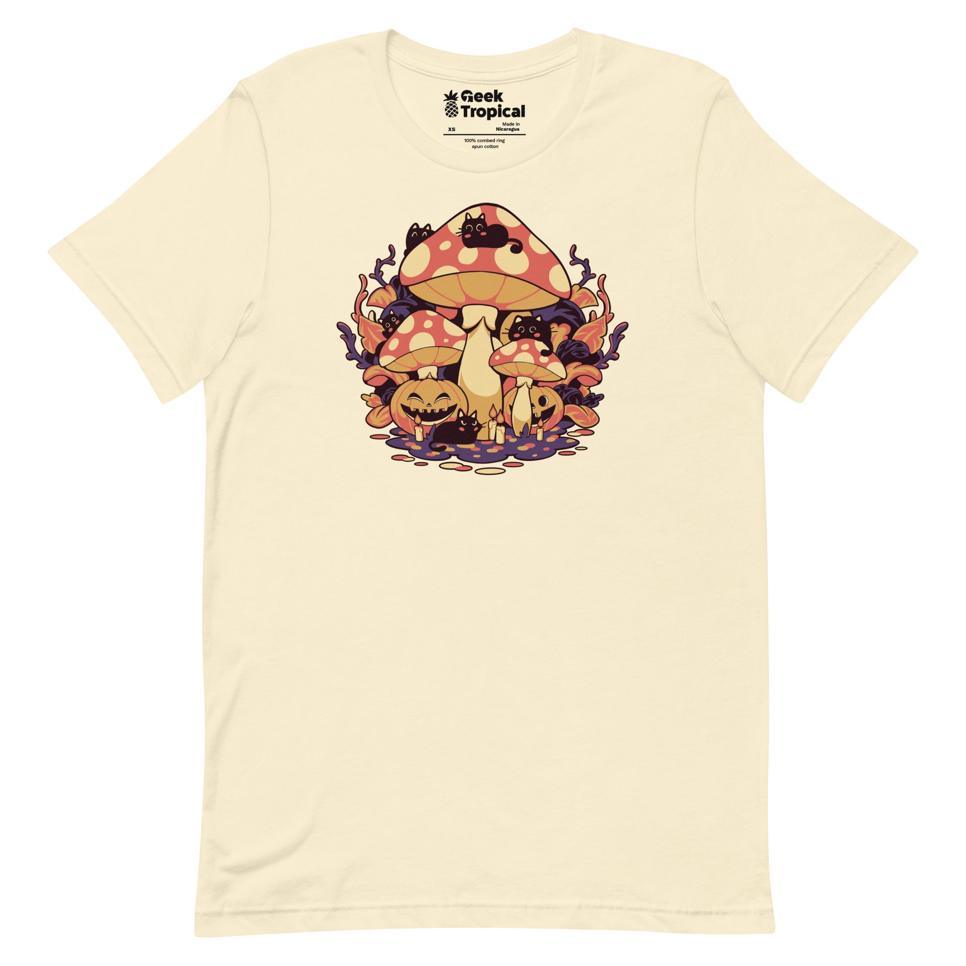 Cogumiaus Halloween Cats T-Shirt Geek Nerd Advertise to Meta Animal Patterns Design by Tobe Fonseca