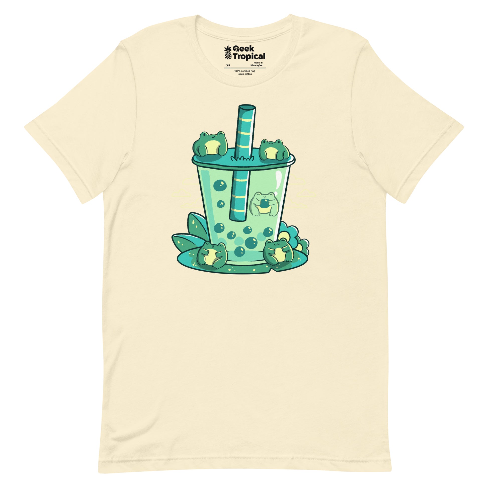 Bubble Toad T-Shirt Geek Nerd Advertise to Meta Animal Patterns Design by Tobe Fonseca