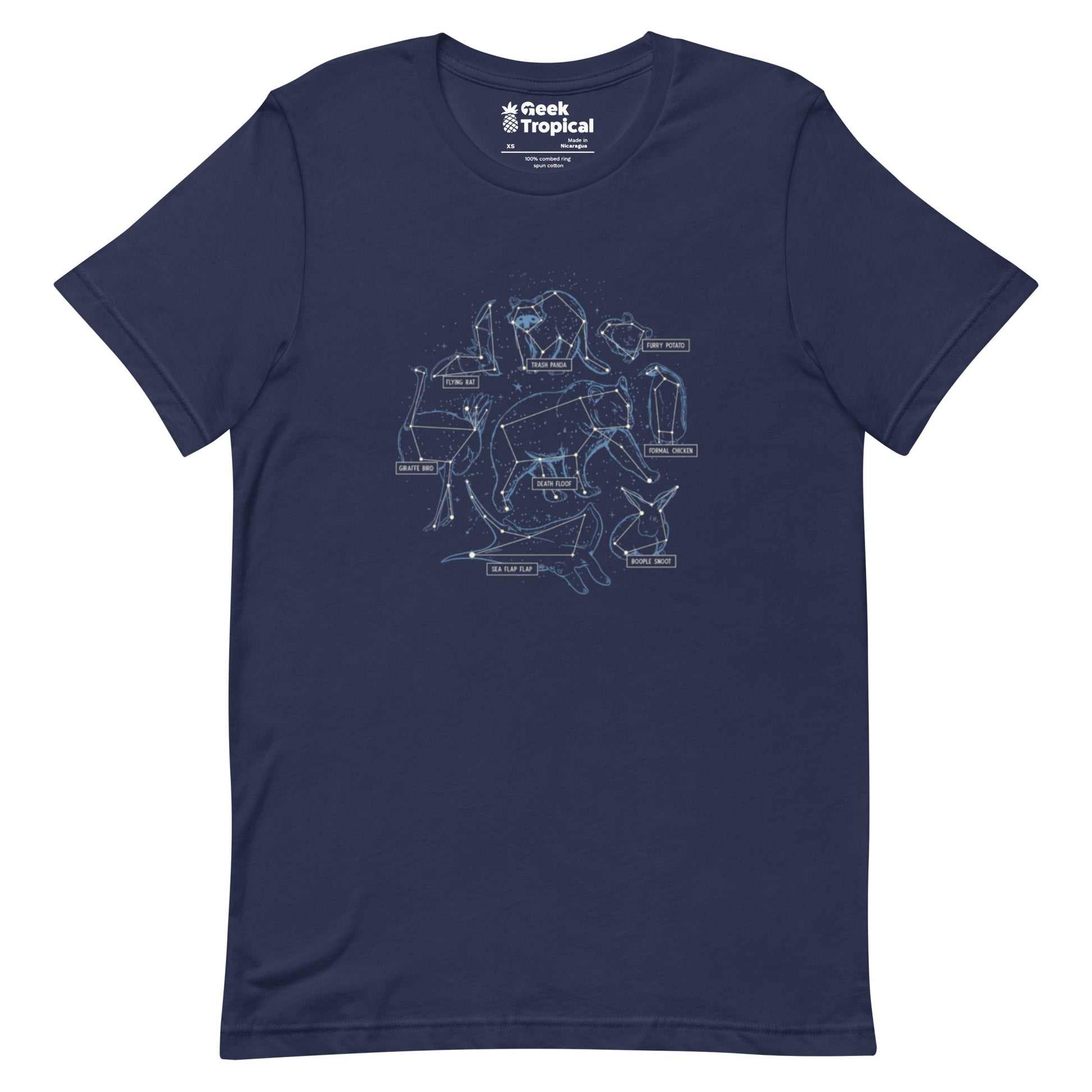 Silly Animals Constellations T-Shirt Geek Nerd Animal Patterns Design by Tobe Fonseca FLOW DESC WRITING