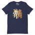 Astronaut Diving Sun Flowers - shirt Geek Nerd Botany Print Design by Tobe Fonseca FLOW DESC WRITING