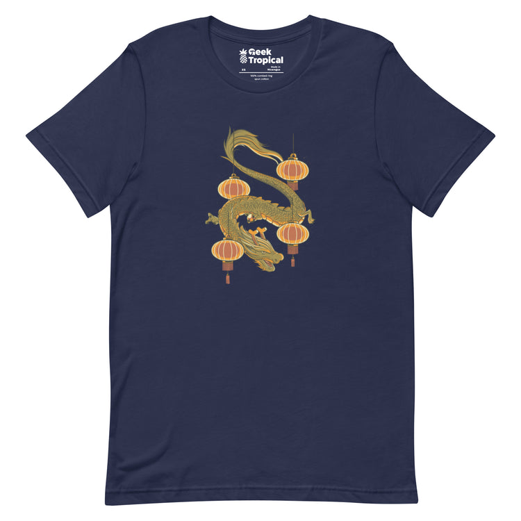 Dragon New Year T-Shirt Geek Nerd Design by Tobe Fonseca Fantasy Prints FLOW DESC WRITING