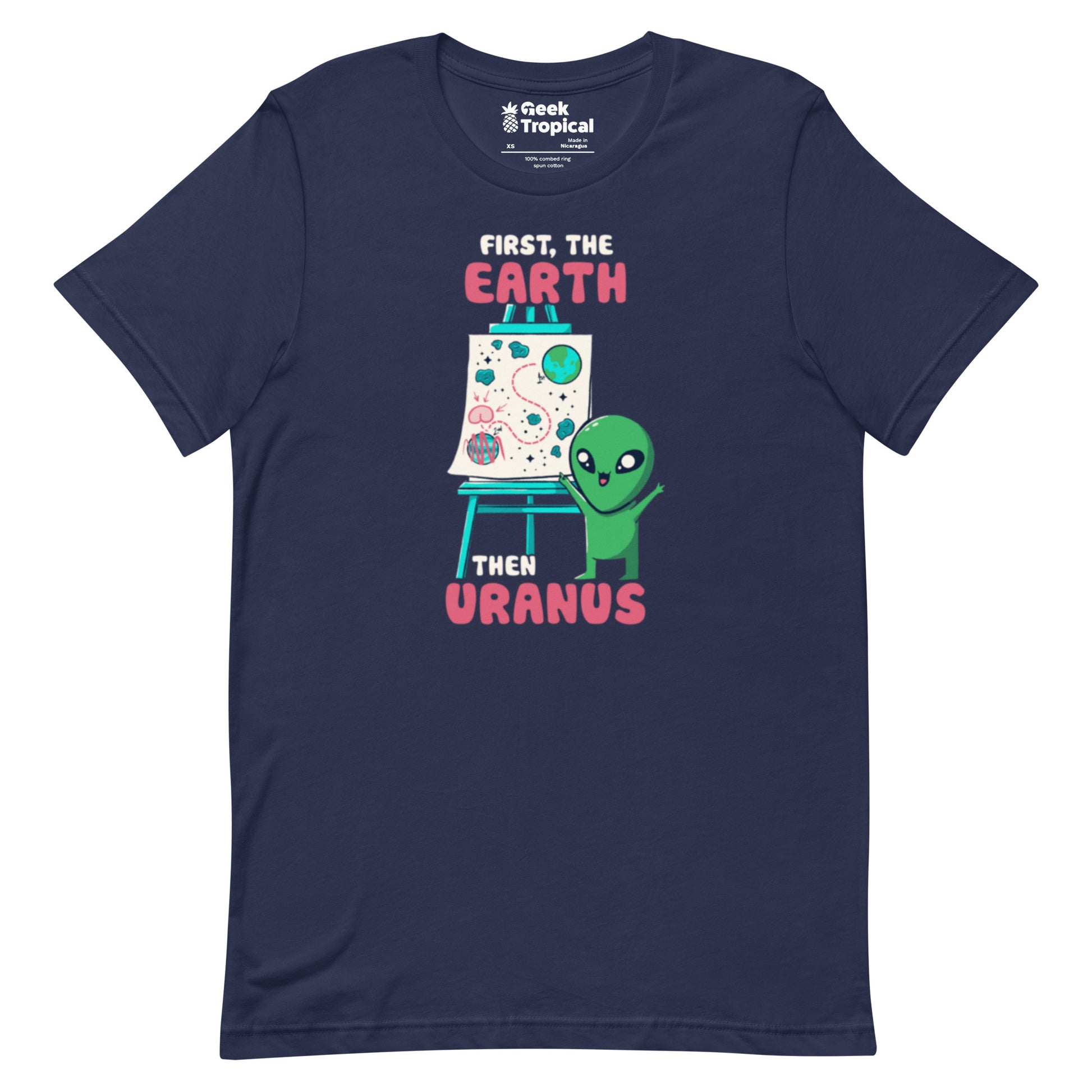 Earth Than Uranus T-Shirt Geek Nerd