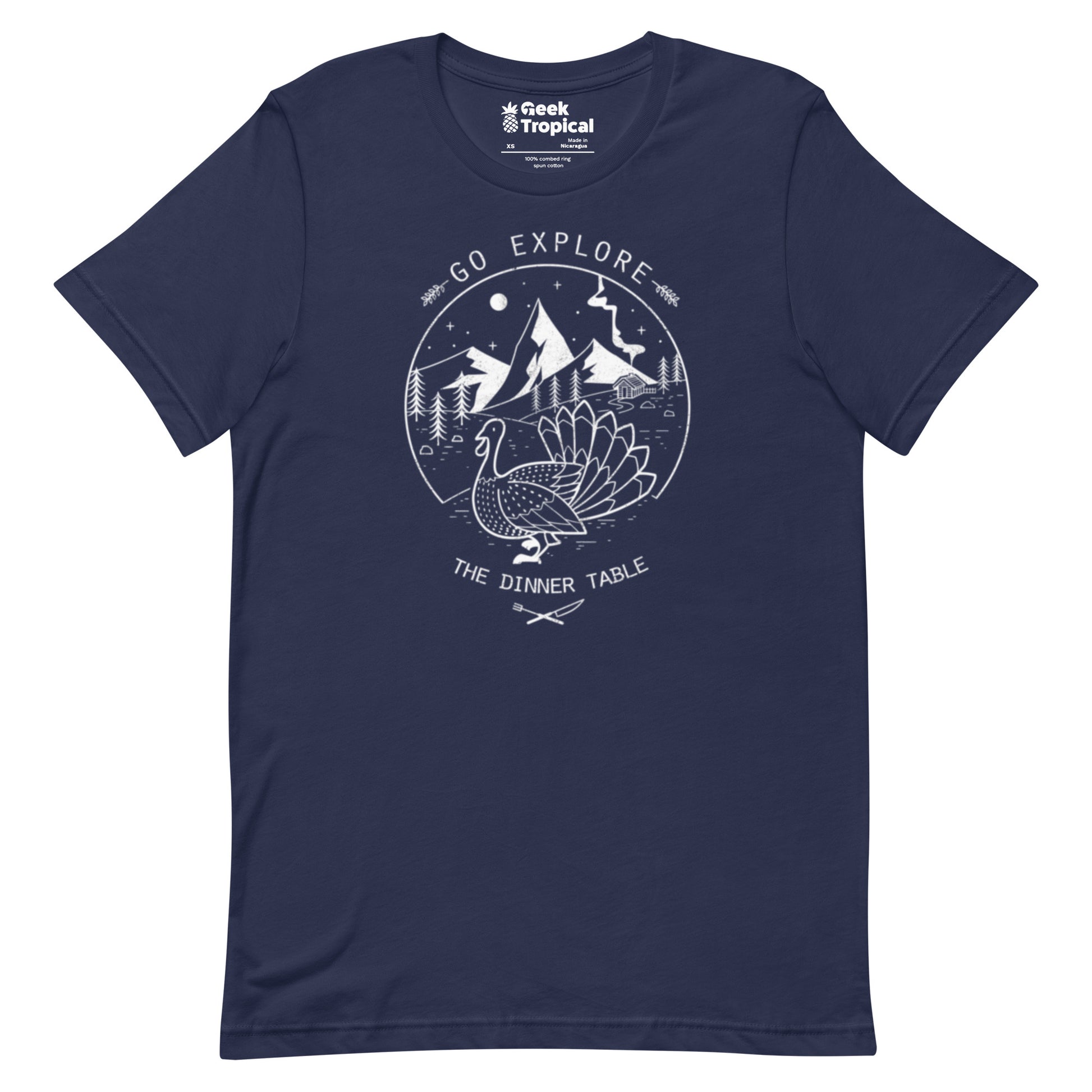 Explore Thanksgiving Dinner T-Shirt Geek Nerd