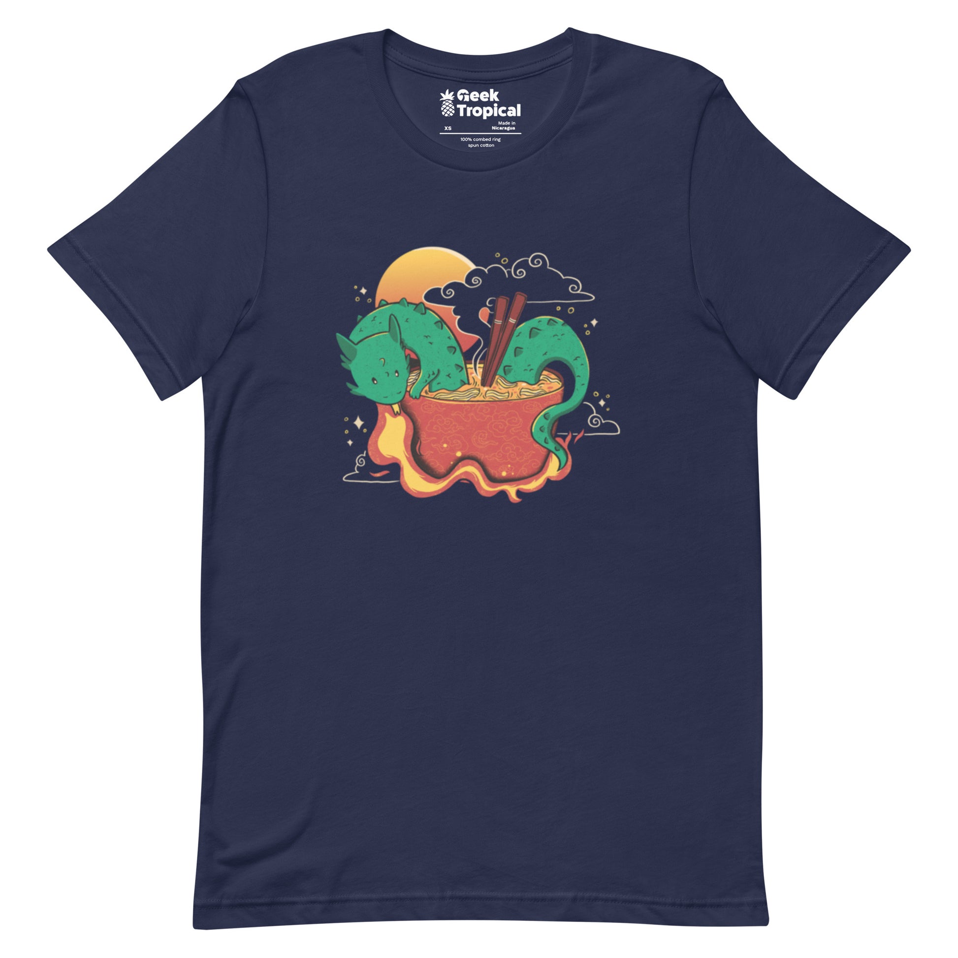 Hot Noddle Dragon T-Shirt Geek Nerd