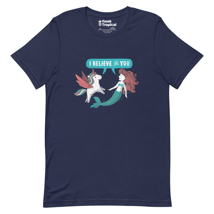 I Believe In You T-Shirt Geek Nerd