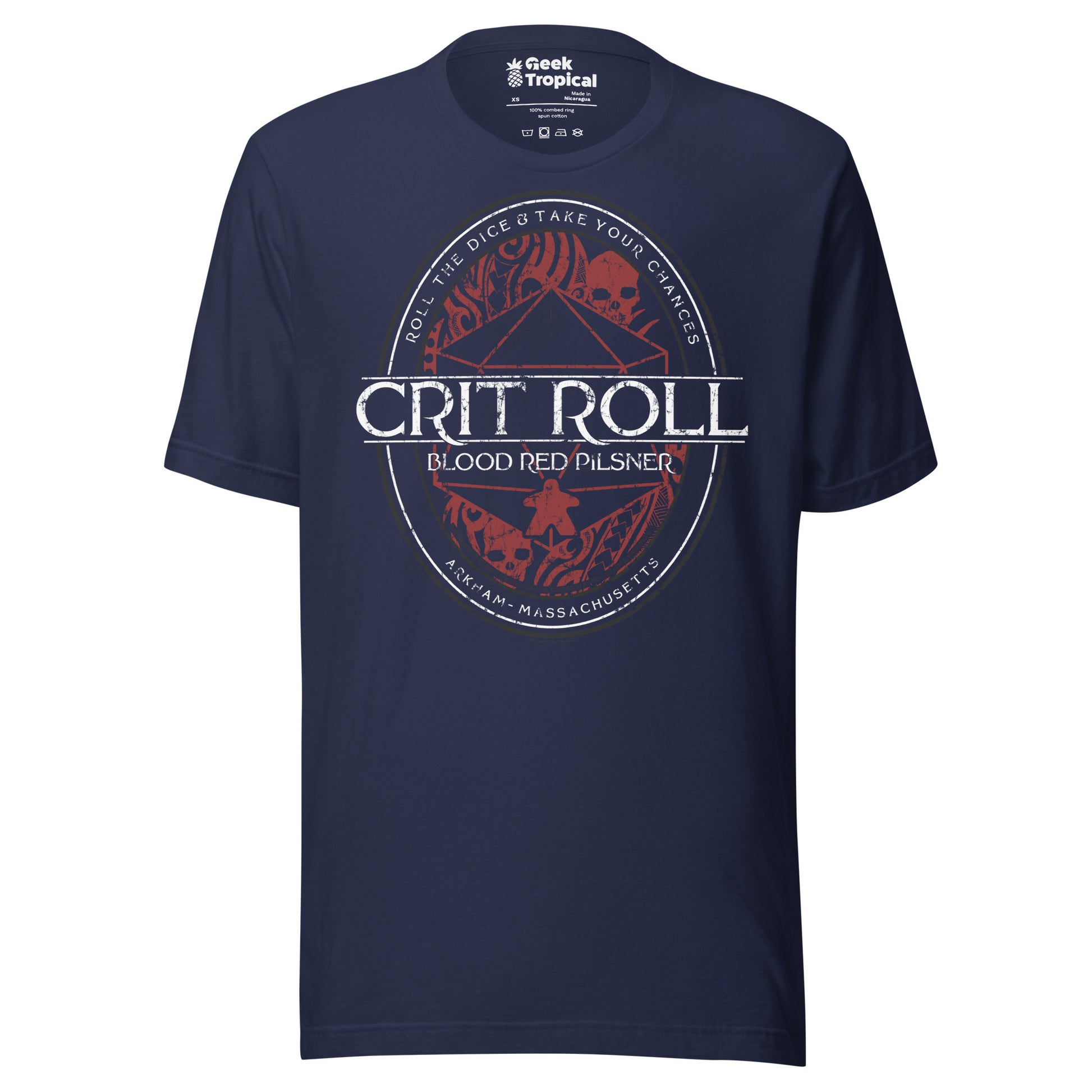 Arkham RPG Crit Roll T-Shirt Geek Nerd Advertise to Meta dnd & rpg print Fantasy Prints