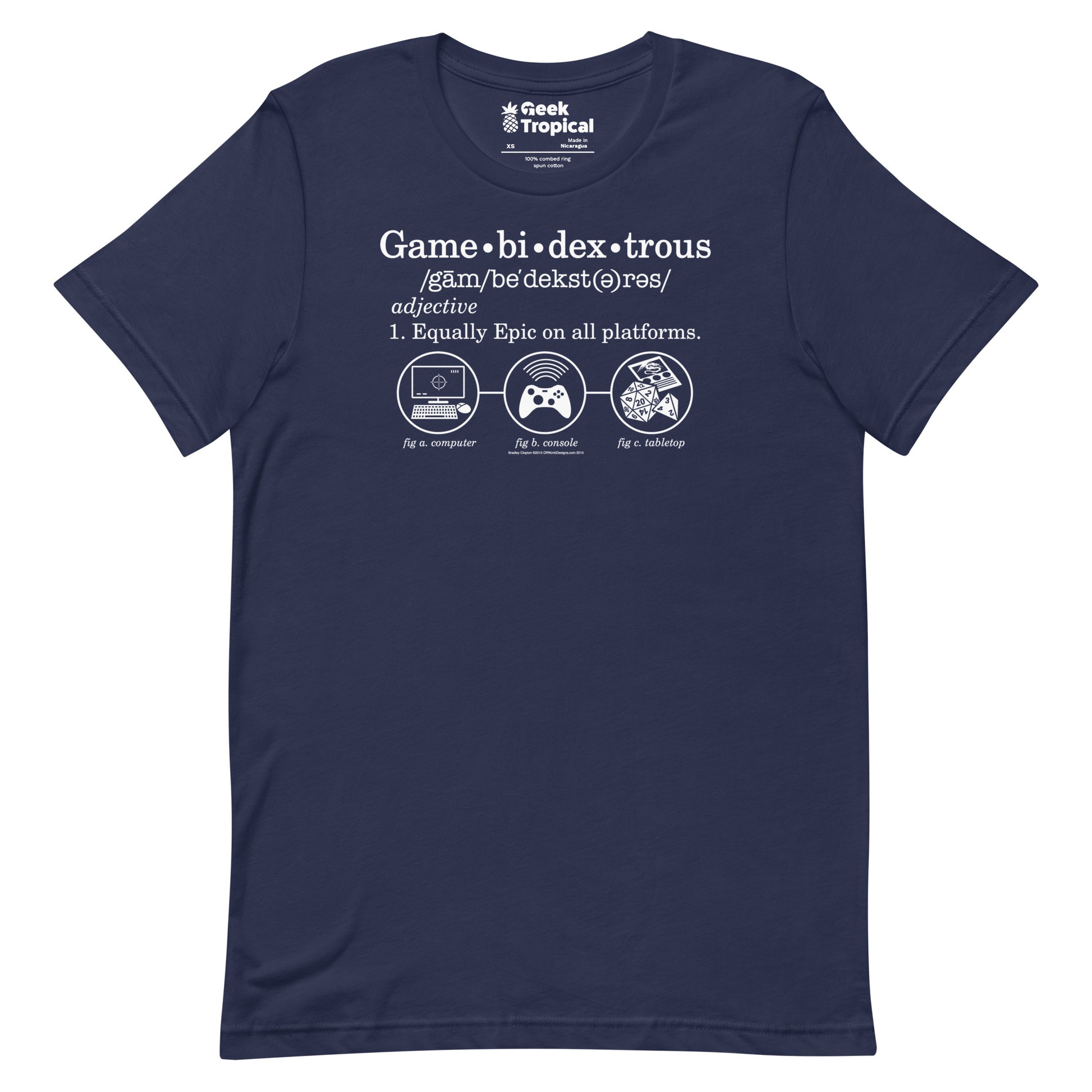 Gamebidextrous t-shirt Geek Nerd Advertise to Meta FLOW DESC WRITING Funny Prints
