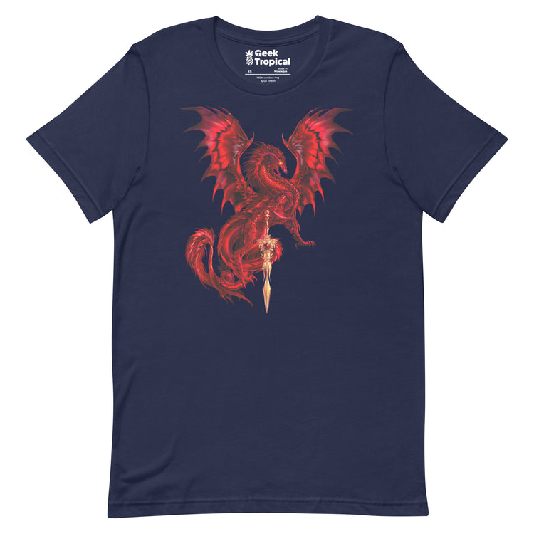 Dragonblade BLOODBLADE T-Shirt Geek Nerd Advertise to Meta Design by Ruth Thompson Fantasy Prints