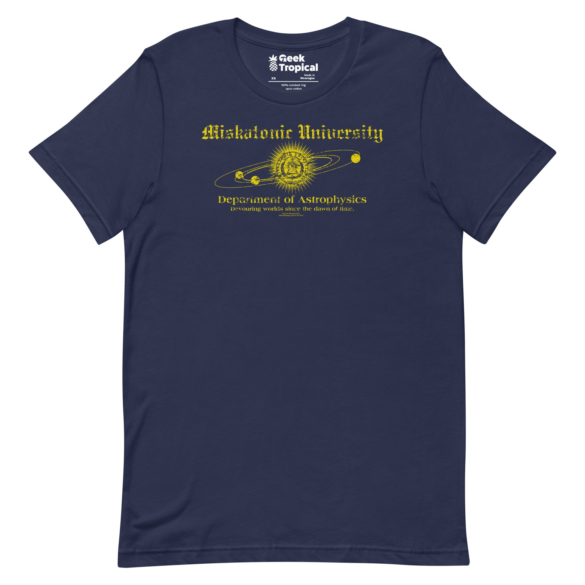 Miskatonic Astrophysics t-shirt Geek Nerd Advertise to Meta Book Prints Fantasy Prints