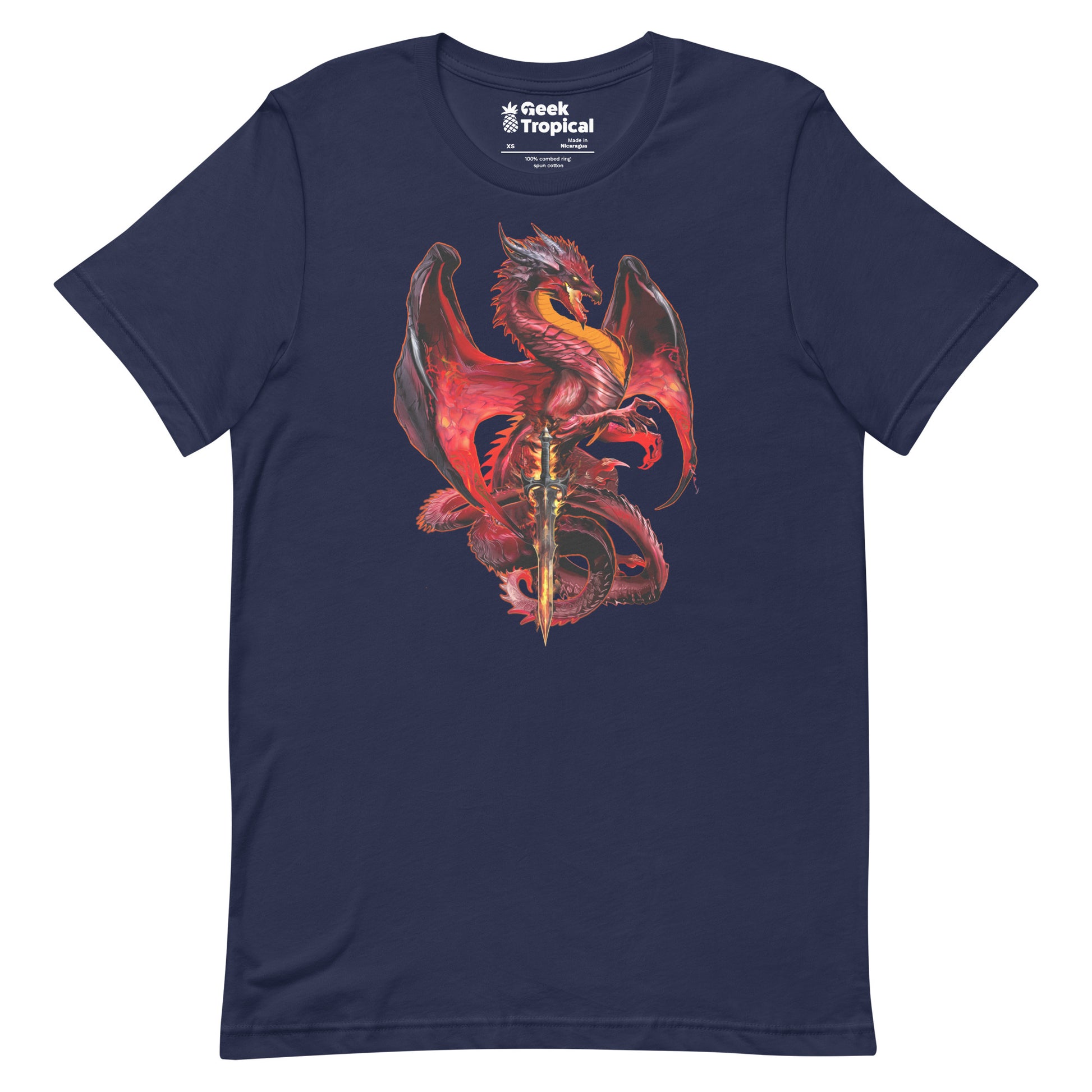 Dragonblade WRATHBLADE T-Shirt Geek Nerd Advertise to Meta Design by Ruth Thompson dnd & rpg print