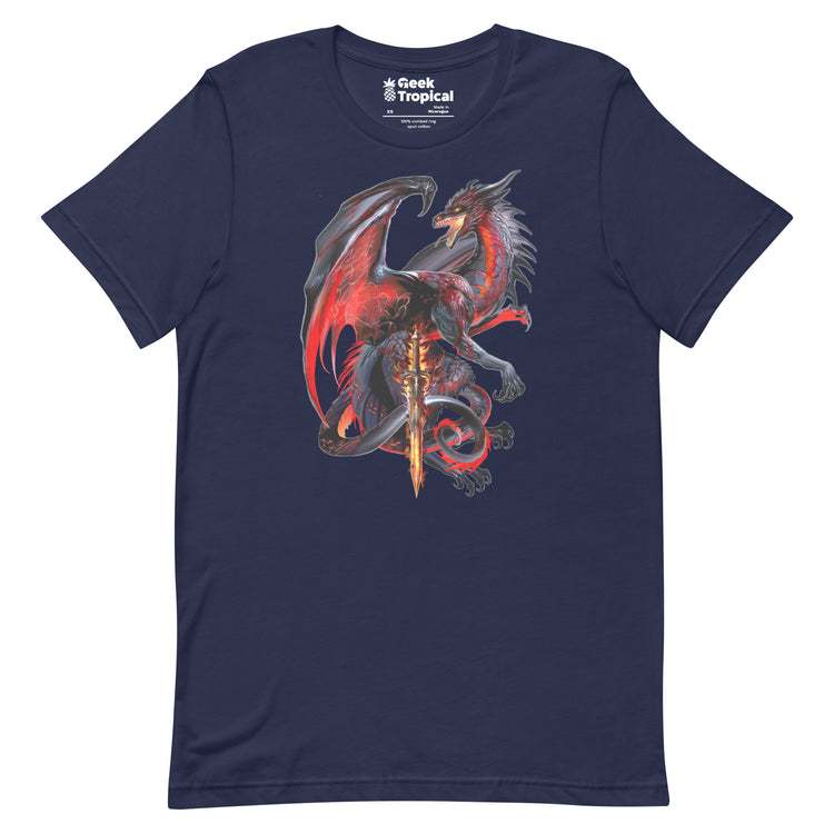 Dragonblade WIDOWBLADE T-Shirt Geek Nerd Advertise to Meta Design by Ruth Thompson dnd & rpg print