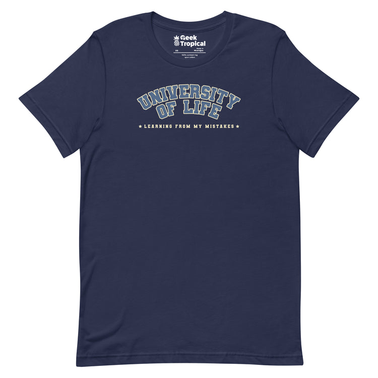 University of Life T-Shirt Geek Nerd Advertise to Meta Design by Tobe Fonseca FLOW DESC WRITING