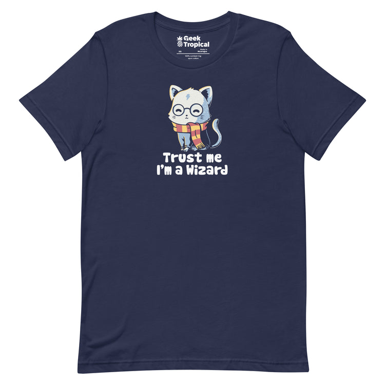 Trust me I'm A Wizard T-Shirt Geek Nerd Advertise to Meta Design by Tobe Fonseca dnd & rpg print