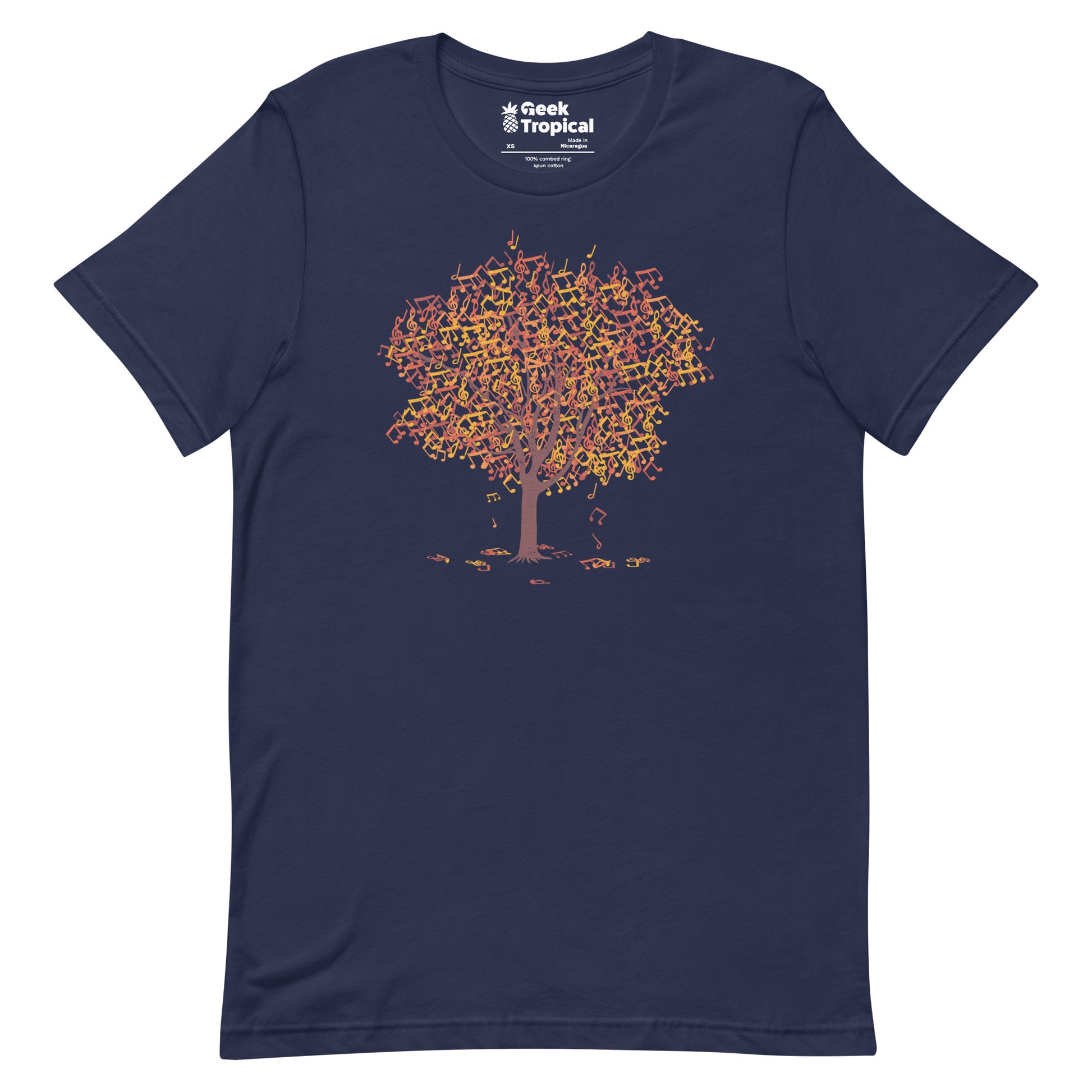 Musical Notes Tree T-Shirt 8