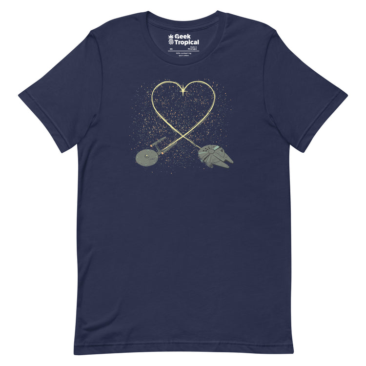 Wars Love T-Shirt Geek Nerd Advertise to Meta Design by Tobe Fonseca FLOW DESC WRITING