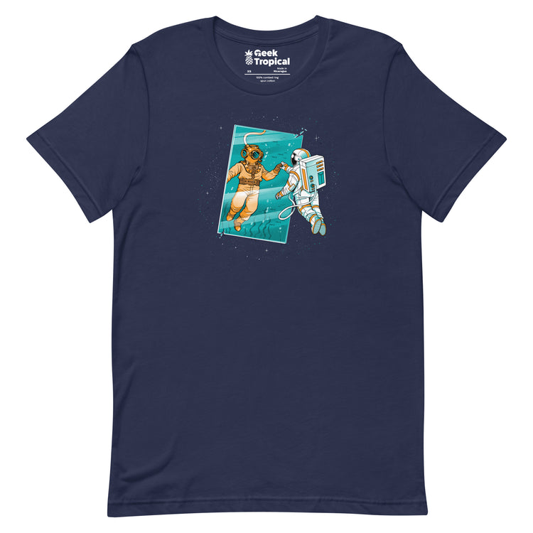 The Other Side of The Mirror T-Shirt Geek Nerd Advertise to Meta Design by Tobe Fonseca FLOW DESC WRITING