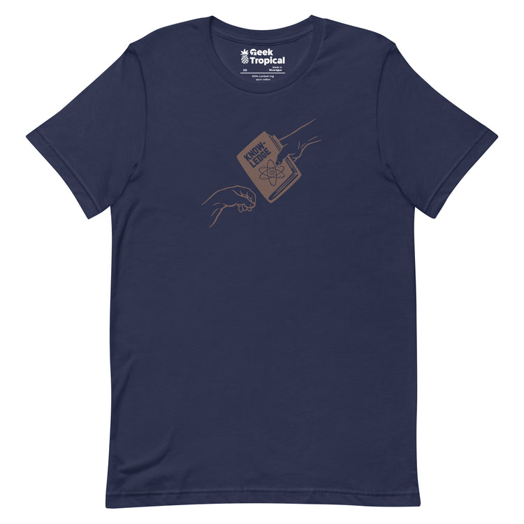 The Book's Creation T-Shirt Geek Nerd Advertise to Meta Book Prints Design by Tobe Fonseca