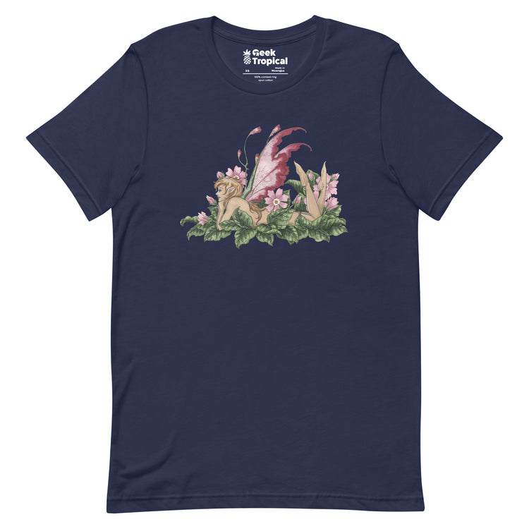 Amy Brown Primrose T-Shirt Geek Nerd Advertise to Meta Botany Print Design by Amy Brown