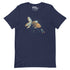 Golden Fish Scuba Diver T-Shirt Geek Nerd Advertise to Meta Animal Patterns Design by Tobe Fonseca