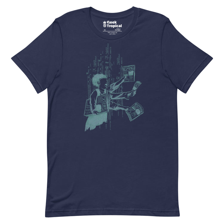 Extra Extra Extra T-Shirt Geek Nerd Advertise to Meta Design by Tobe Fonseca FLOW DESC WRITING