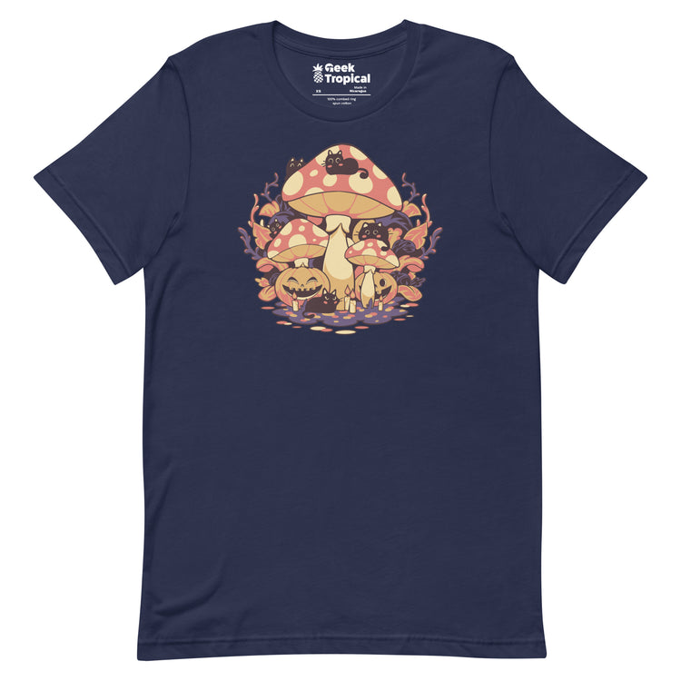 Cogumiaus Halloween Cats T-Shirt Geek Nerd Advertise to Meta Animal Patterns Design by Tobe Fonseca