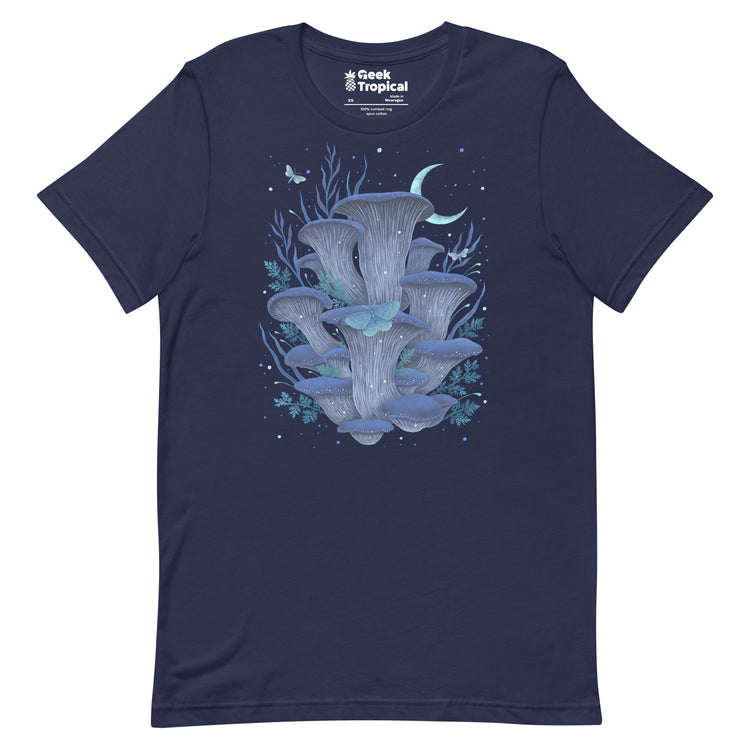 Blue Oyster T-Shirt Geek Nerd Advertise to Meta Design by Episodic Drawing FLOW DESC WRITING