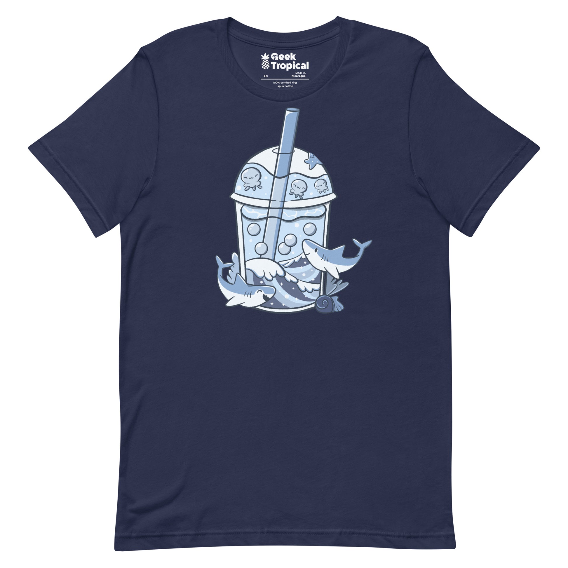 Bubble Sea Funny Drink T-Shirt Geek Nerd Advertise to Meta Design by Tobe Fonseca FLOW DESC WRITING
