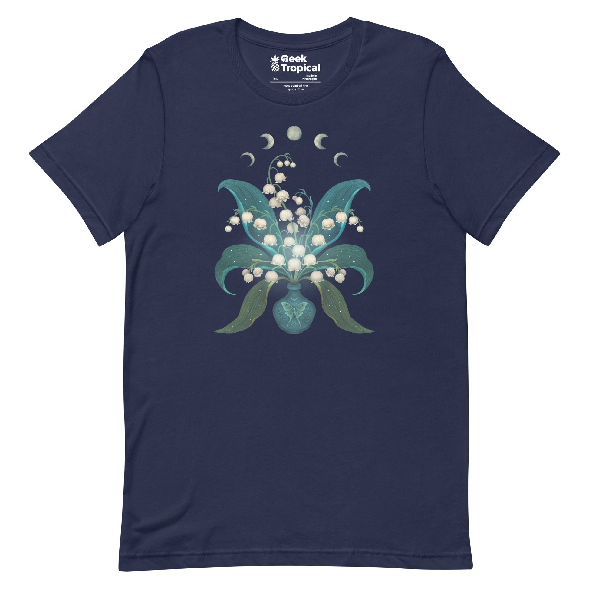 Lily Of The Valley T-Shirt Geek Nerd Advertise to Meta Botany Print Design by Episodic Drawing