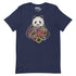 Black and White Panda With Flower T-Shirt Geek Nerd Advertise to Meta Animal Patterns Botany Print