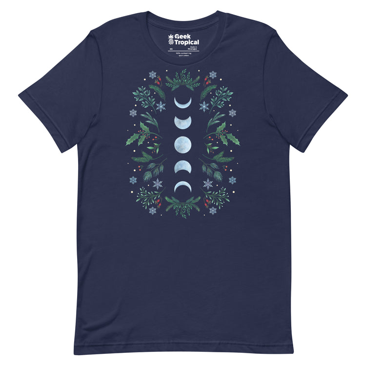 Moonlight Garden Festive T-Shirt Geek Nerd Advertise to Meta Botany Print Design by Episodic Drawing
