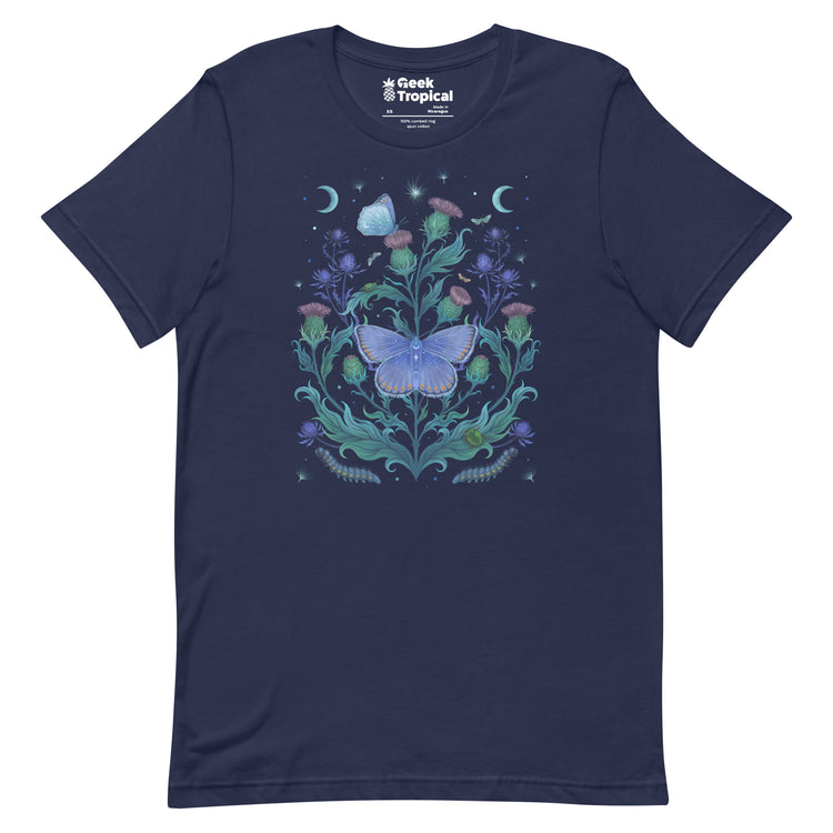 Thistle Home T-Shirt Geek Nerd Advertise to Meta Botany Print Design by Episodic Drawing