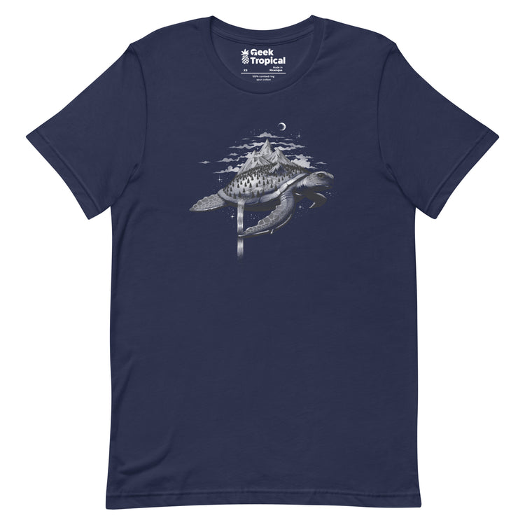 Adventure Turtle T-Shirt Geek Nerd Advertise to Meta Animal Patterns Design by Tobe Fonseca