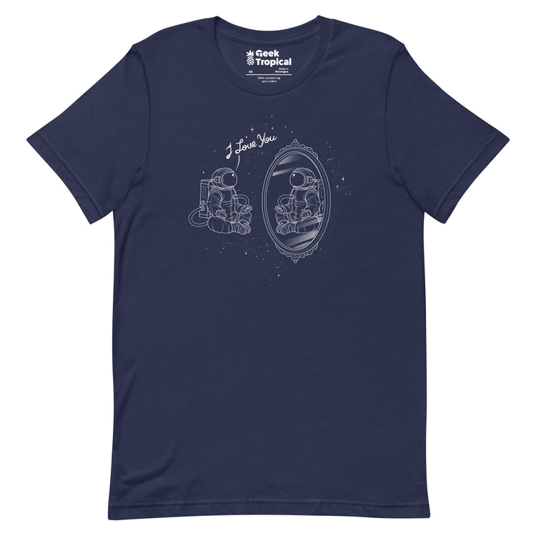 Astronaut I Love You T-Shirt Geek Nerd Advertise to Meta Design by Tobe Fonseca FLOW DESC WRITING