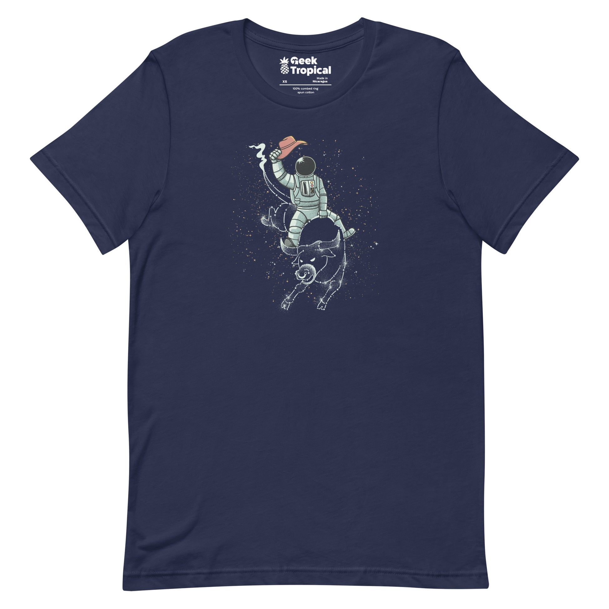Astronaut Space Cowboy T-Shirt Geek Nerd Advertise to Meta Design by Tobe Fonseca outer space & astronaut print