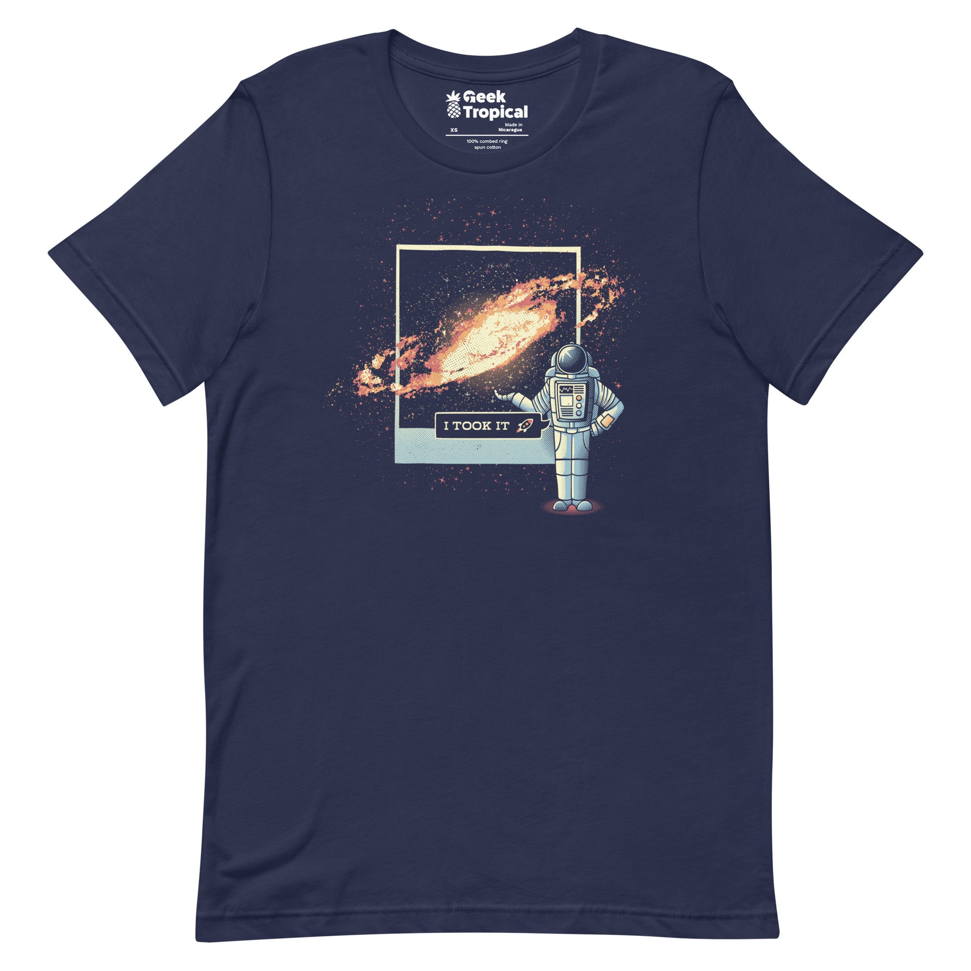 Astronaut Astro Photography of The Universe T-Shirt Geek Nerd Advertise to Meta Design by Tobe Fonseca outer space & astronaut print